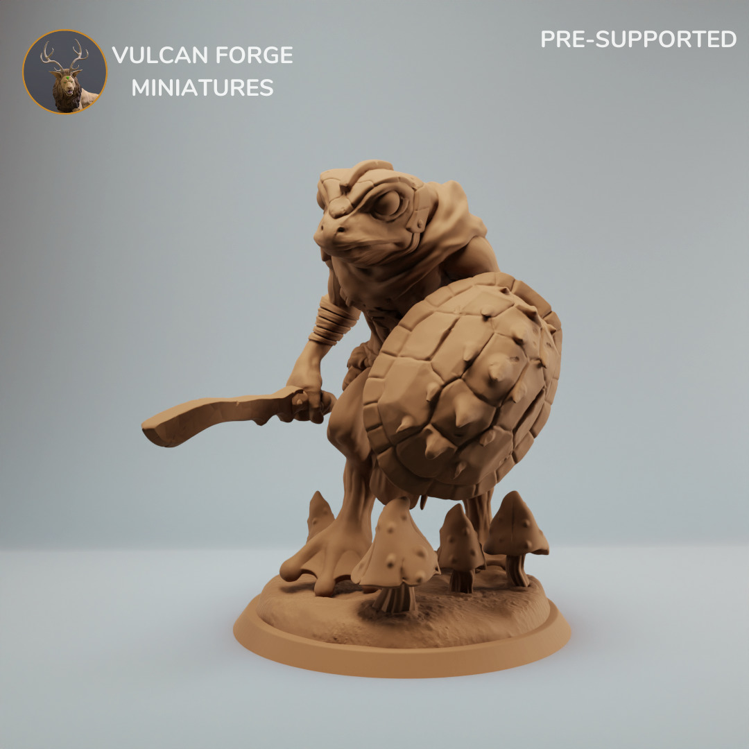 Bullywug Frog People Warriors Bundle 3D print model_2