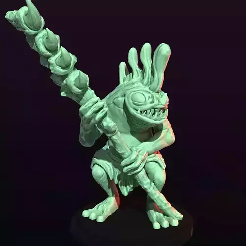 Tribal Murloc 3D print model