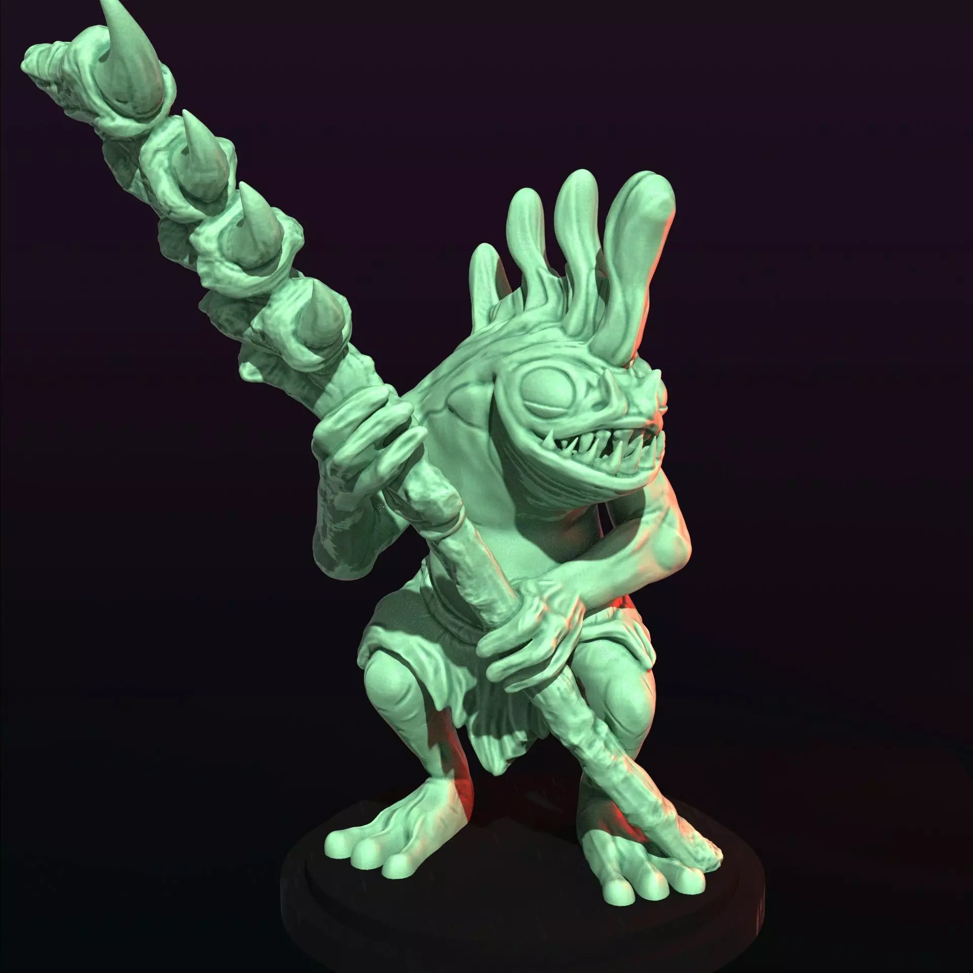 Tribal Murloc 3D print model_0