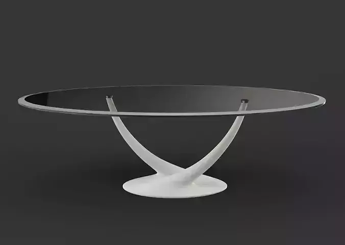 Glass Top Dining Table