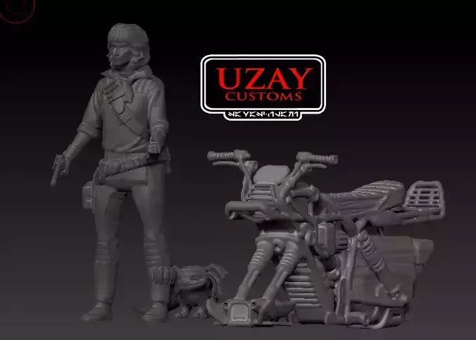 star wars Kay vess speeder 3D print model 