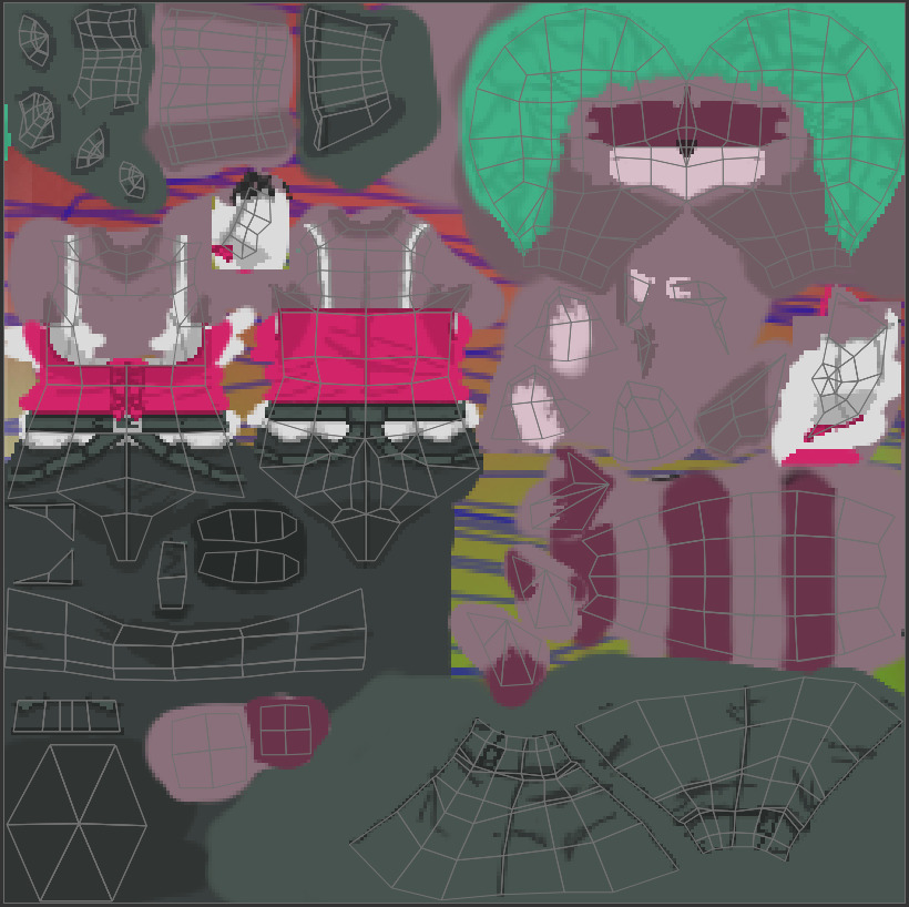 3D Lowpoly style furry character - Sylvie the rogue Low-poly 3D model_5