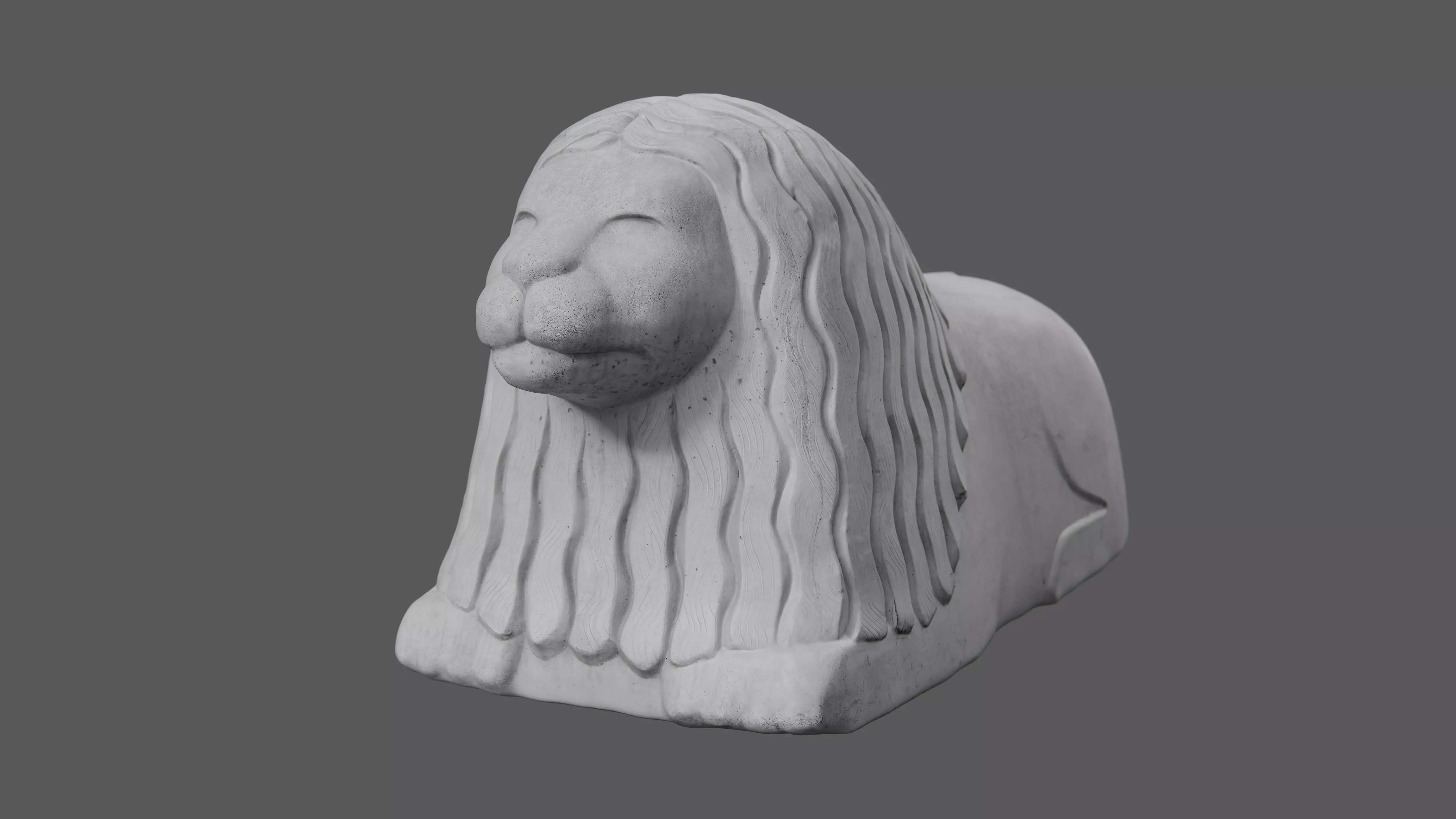 Stockholm Lion 3D model_0