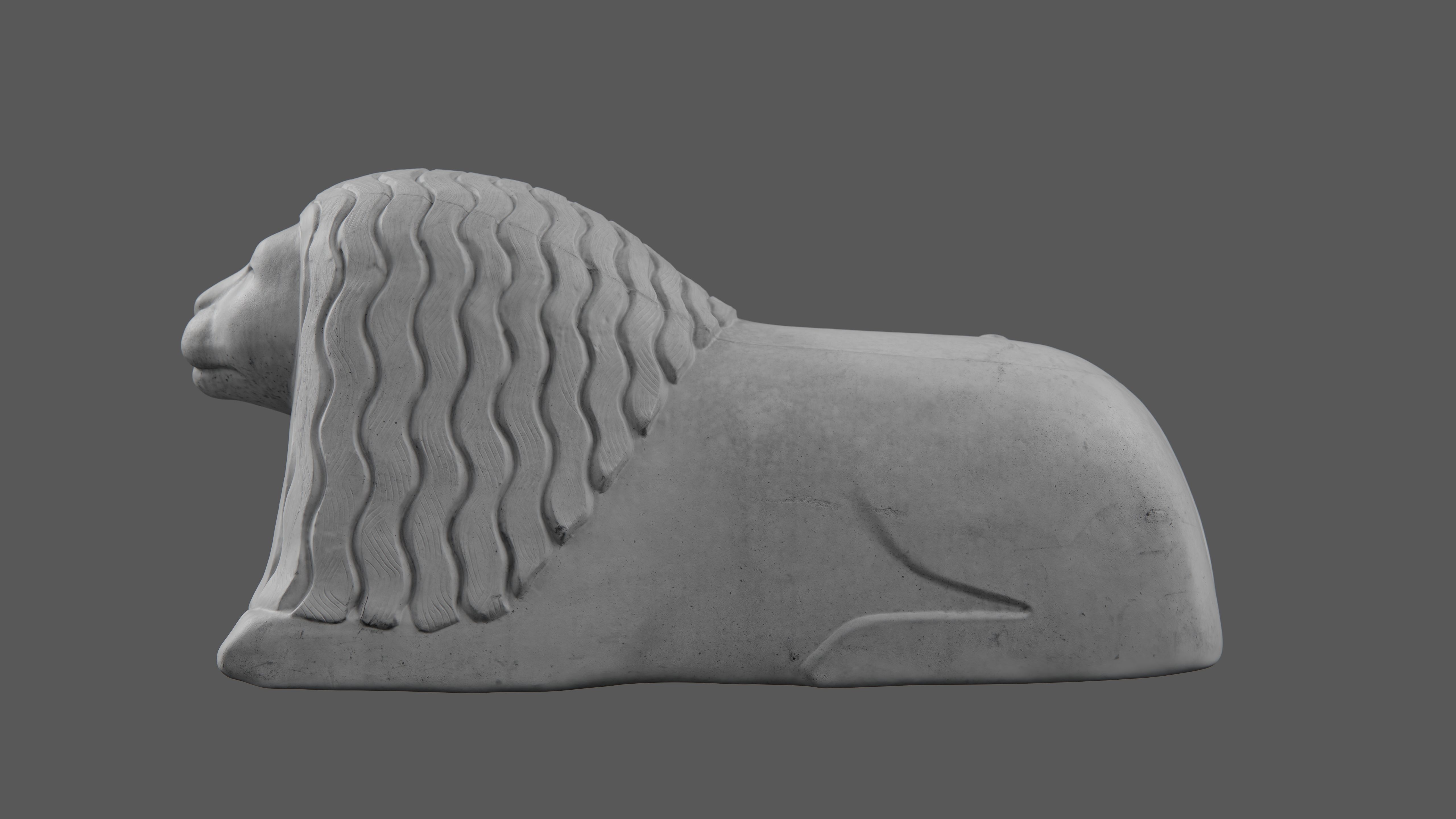 Stockholm Lion 3D model_4