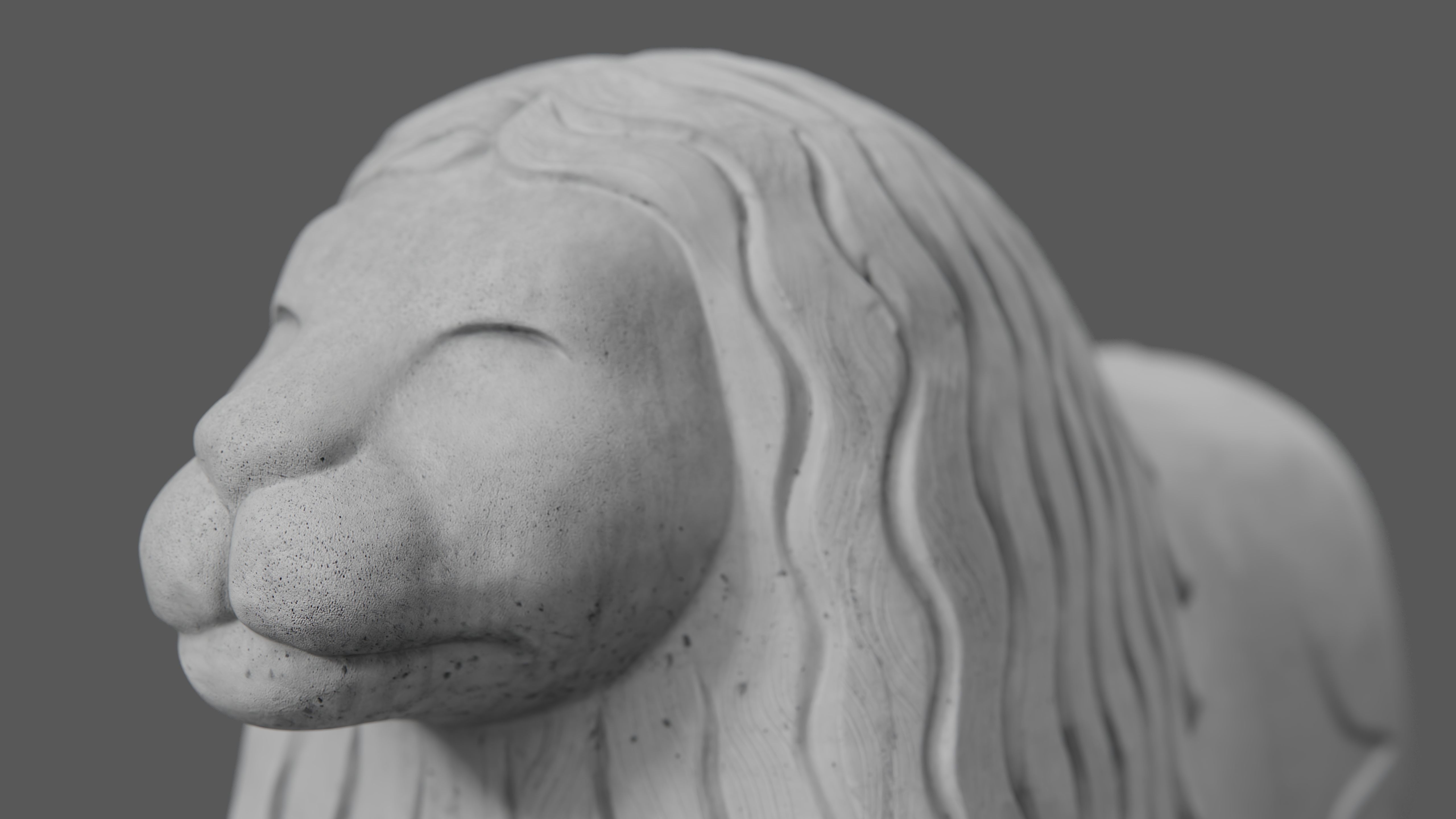 Stockholm Lion 3D model_6