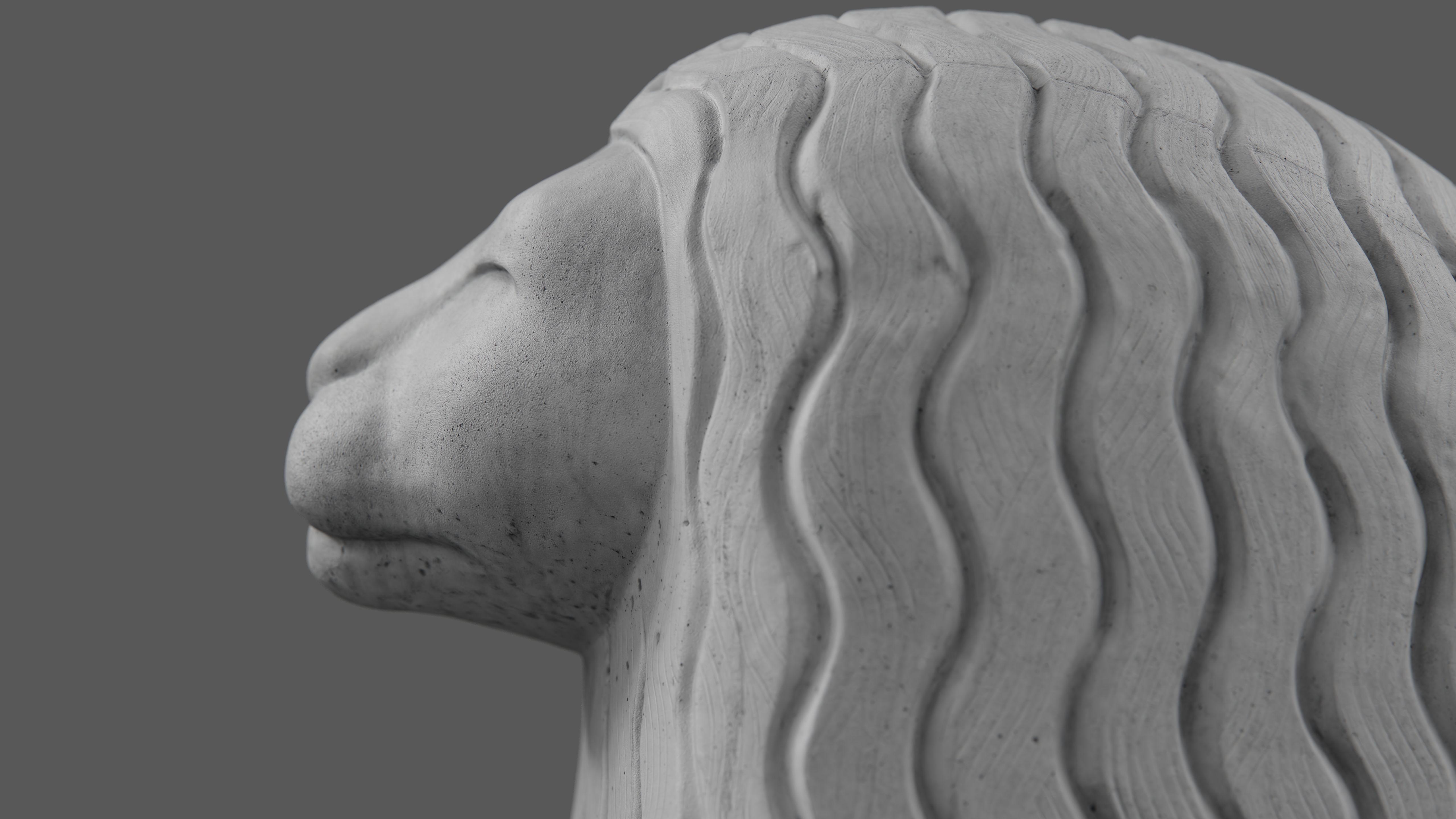 Stockholm Lion 3D model_7
