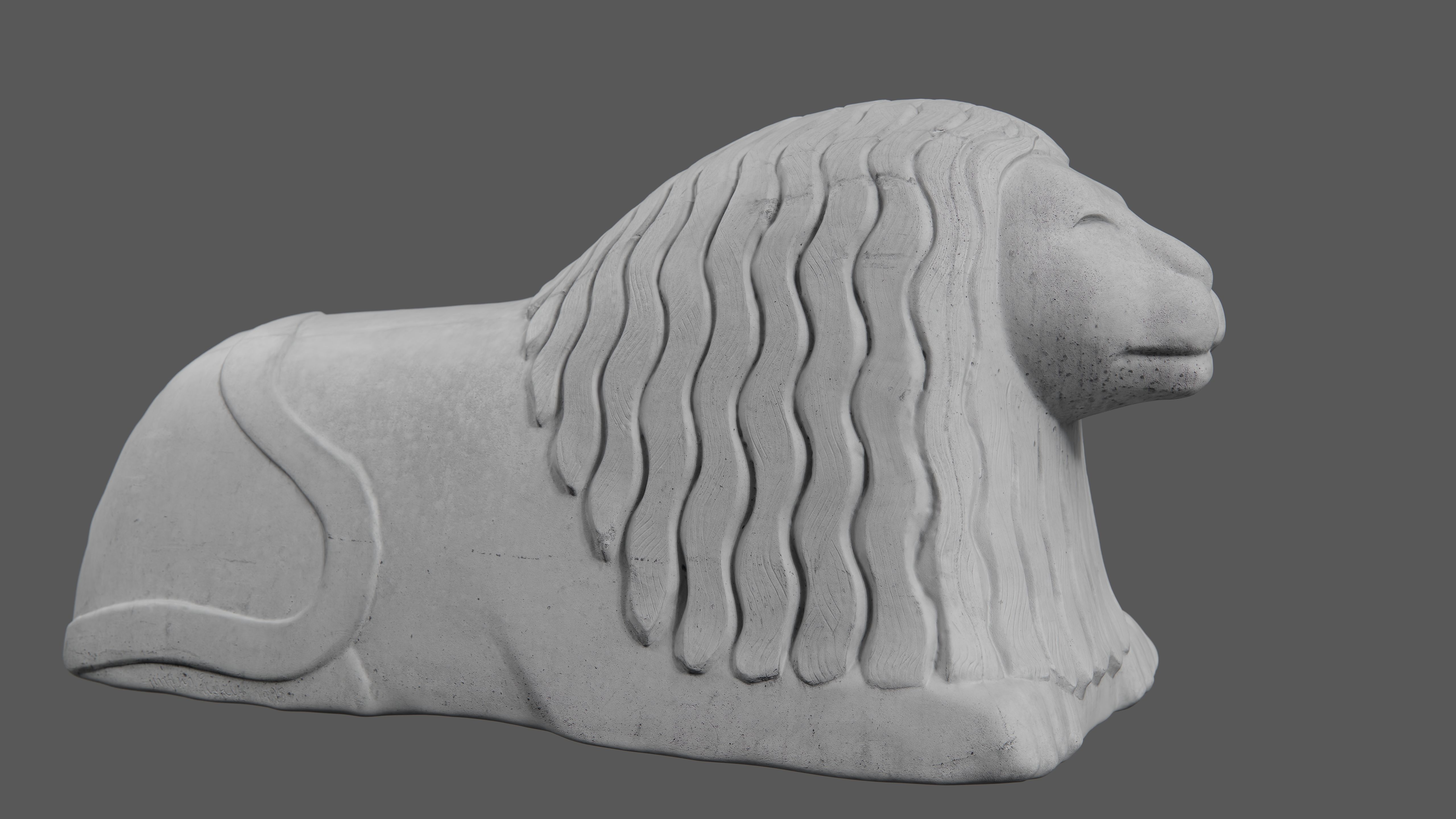 Stockholm Lion 3D model_1