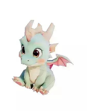 cute baby dragon