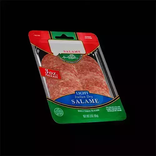 Sliced Salami 6 3D model