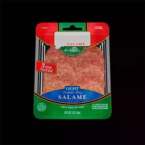 Sliced Salami 6 3D model 3