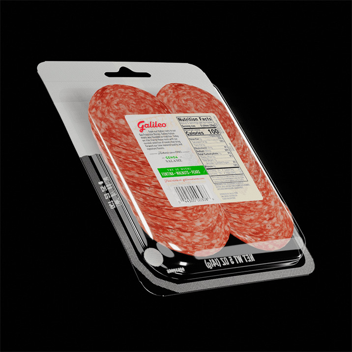 Sliced Salami 6 3D model_3
