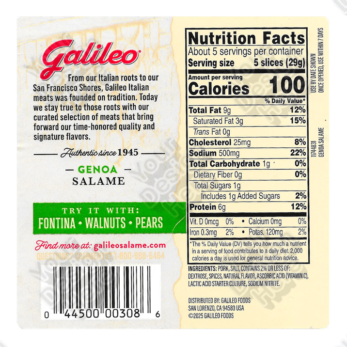 Sliced Salami 6 3D model_9