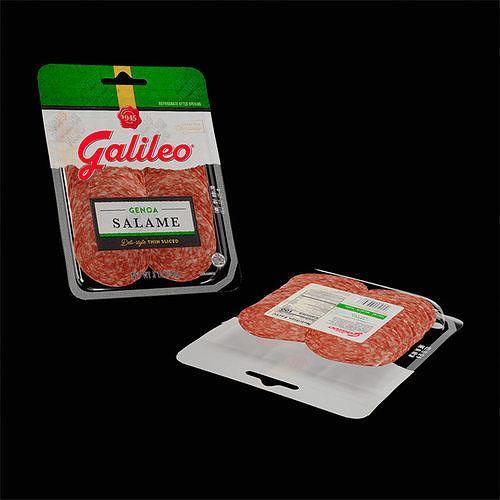 Sliced Salami 6 3D model