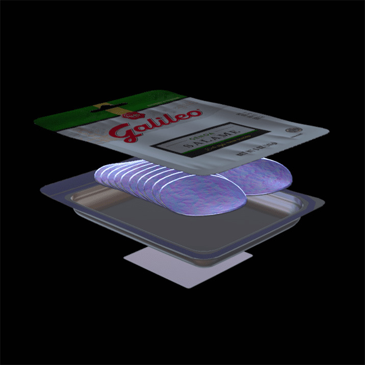 Sliced Salami 6 3D model_7