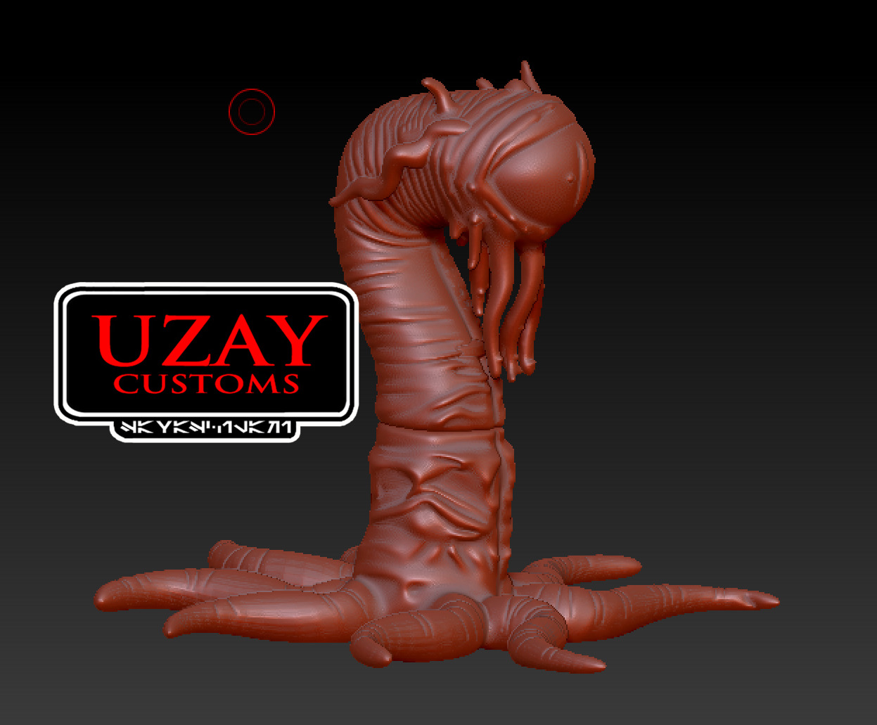 star wars Dianoga Trash  monster 3D print model_2