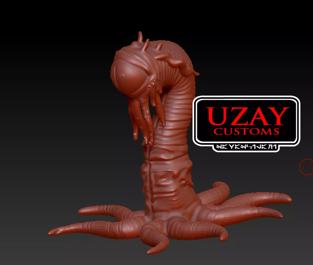 star wars Dianoga Trash  monster 3D print model_0