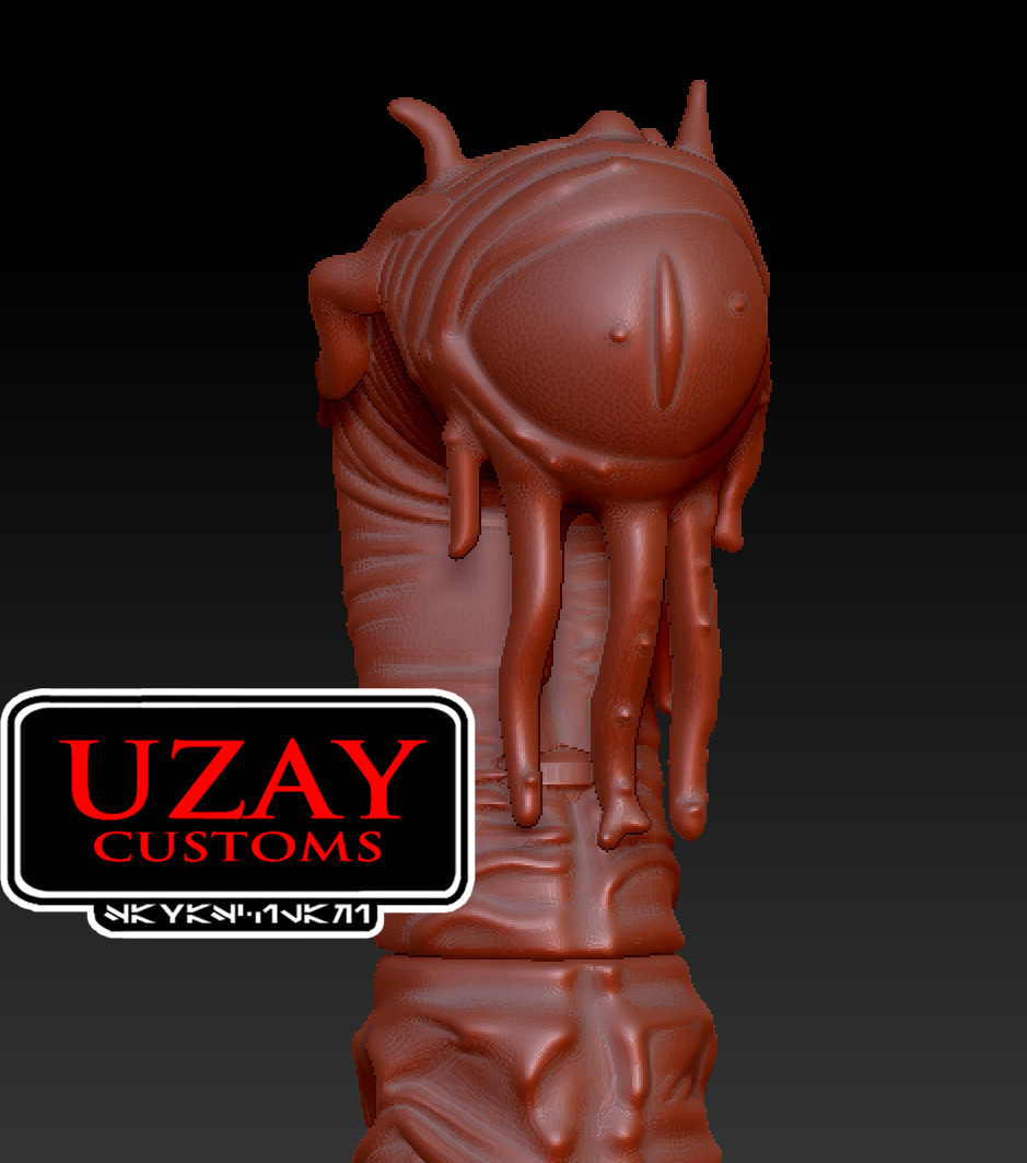 star wars Dianoga Trash  monster 3D print model_3