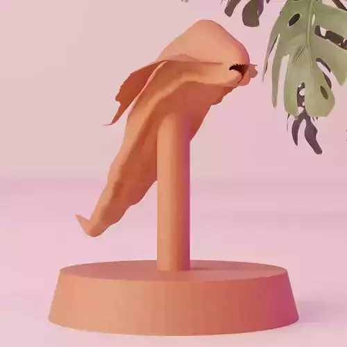 3D Printable Prehistoric Leech Miniature