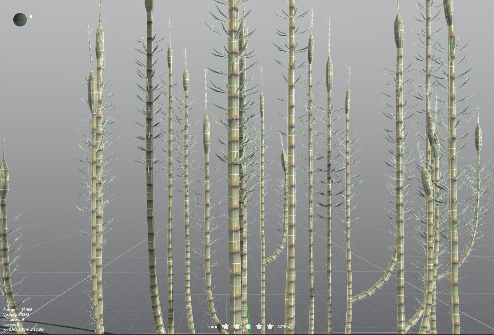 EVERYPlant Calamites Suckowii LowPoly Low-poly 3D model_37