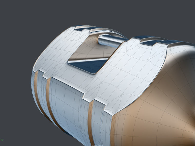 Plastic Bottle with Handle 3D model_14