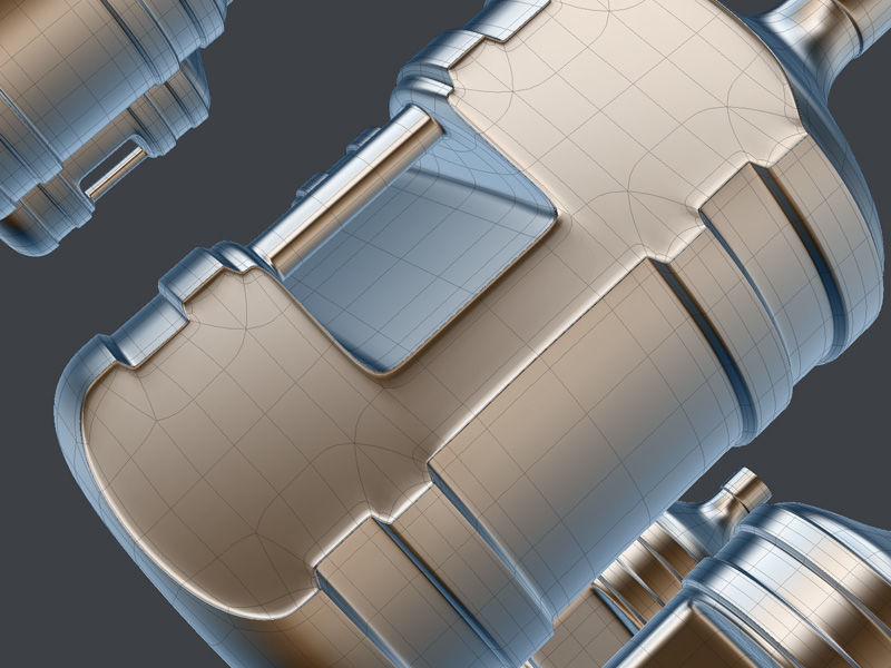 Plastic Bottle with Handle 3D model_13