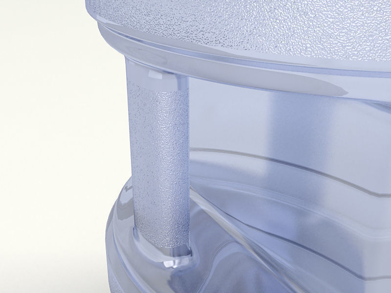 Plastic Bottle with Handle 3D model_2