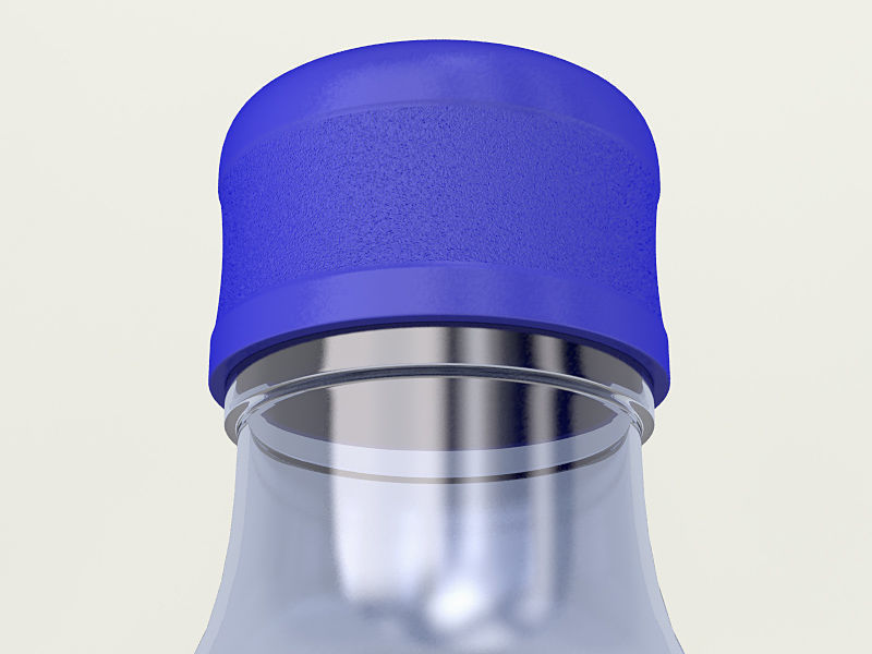 Plastic Bottle with Handle 3D model_3