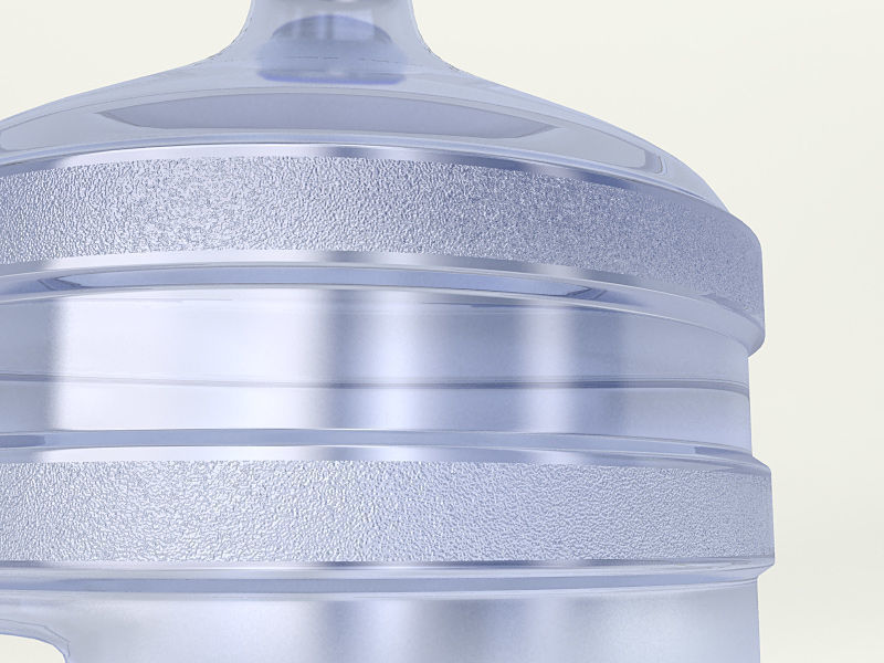 Plastic Bottle with Handle 3D model_1
