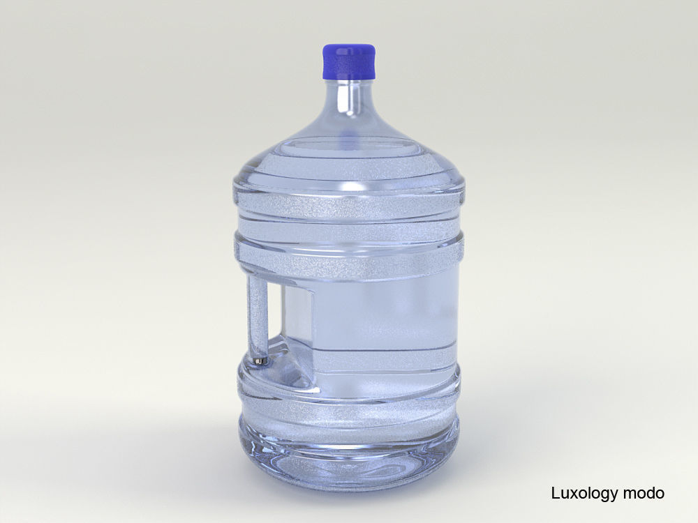 Plastic Bottle with Handle 3D model_4