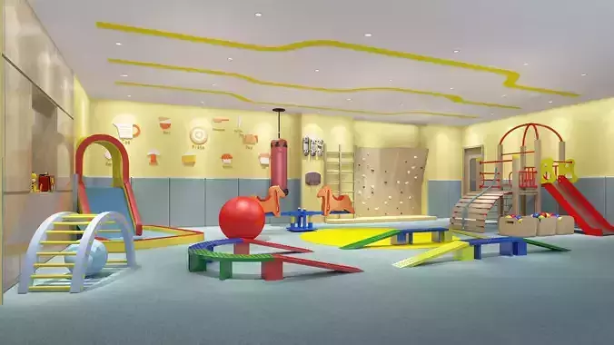 Children sensory and physical fitness classroom