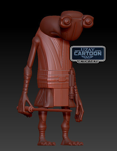 Star wars clone wars Padawan jedi byph 3D print model