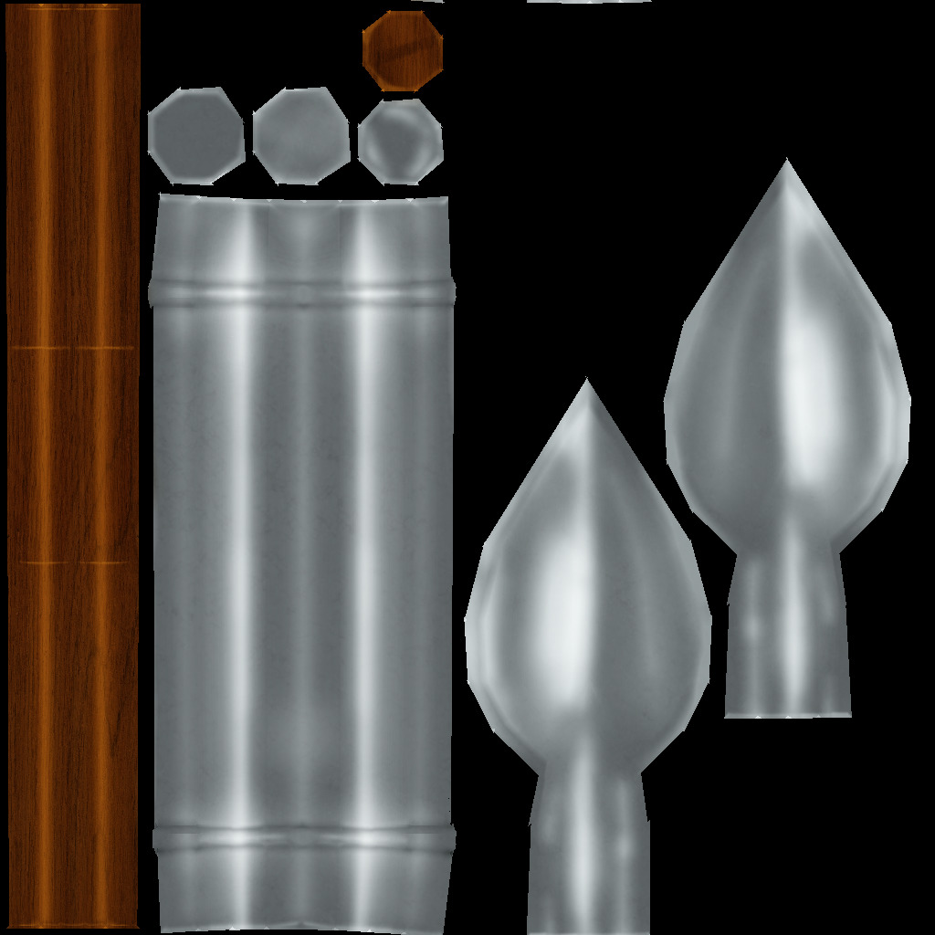 Melee Weapons pack 1 Low-poly 3D model_15