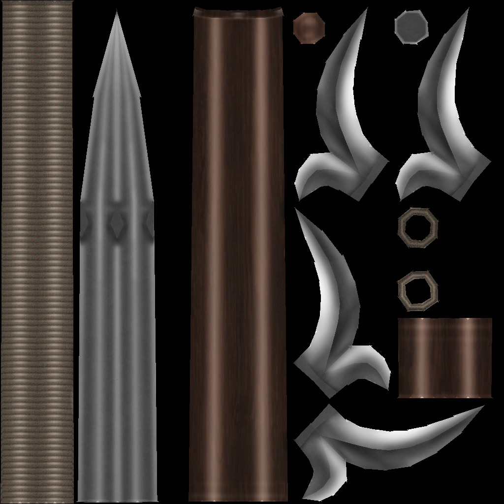 Melee Weapons pack 1 Low-poly 3D model_17