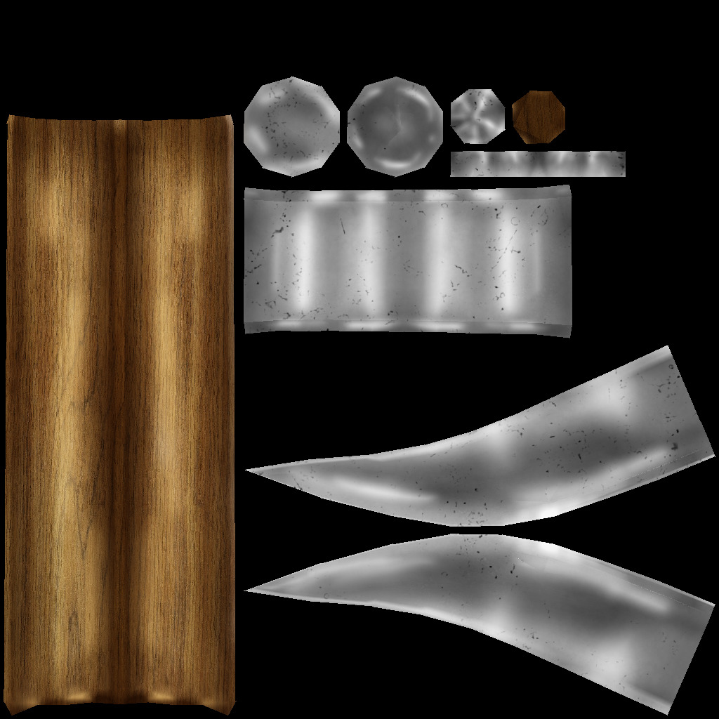 Melee Weapons pack 1 Low-poly 3D model_19