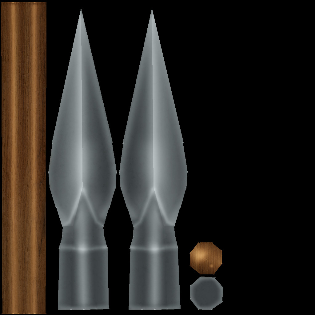 Melee Weapons pack 1 Low-poly 3D model_13