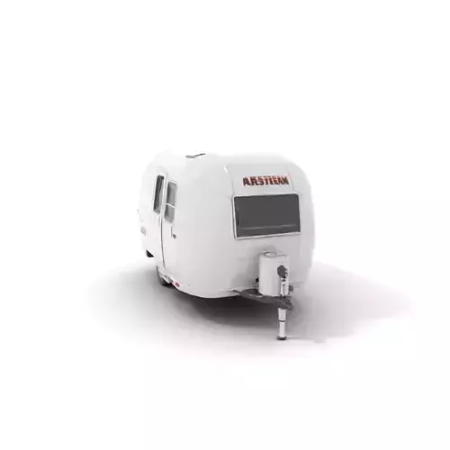 Modern Airstream Trailer D Model Pack Low-poly 3D model Modern Airstream Trailer D Model Pack Low-poly 3D model