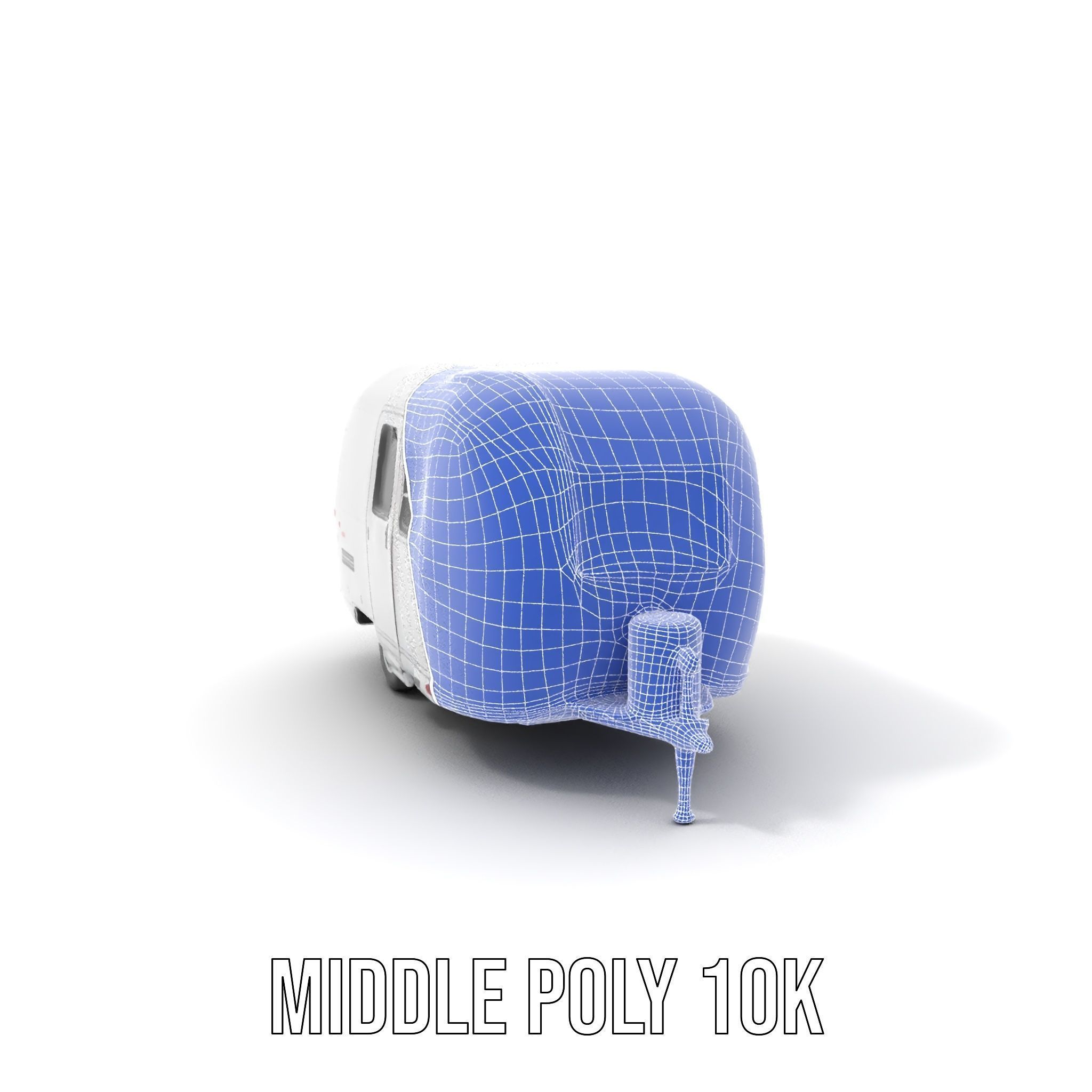 Modern Airstream Trailer D Model Pack Low-poly 3D model_22