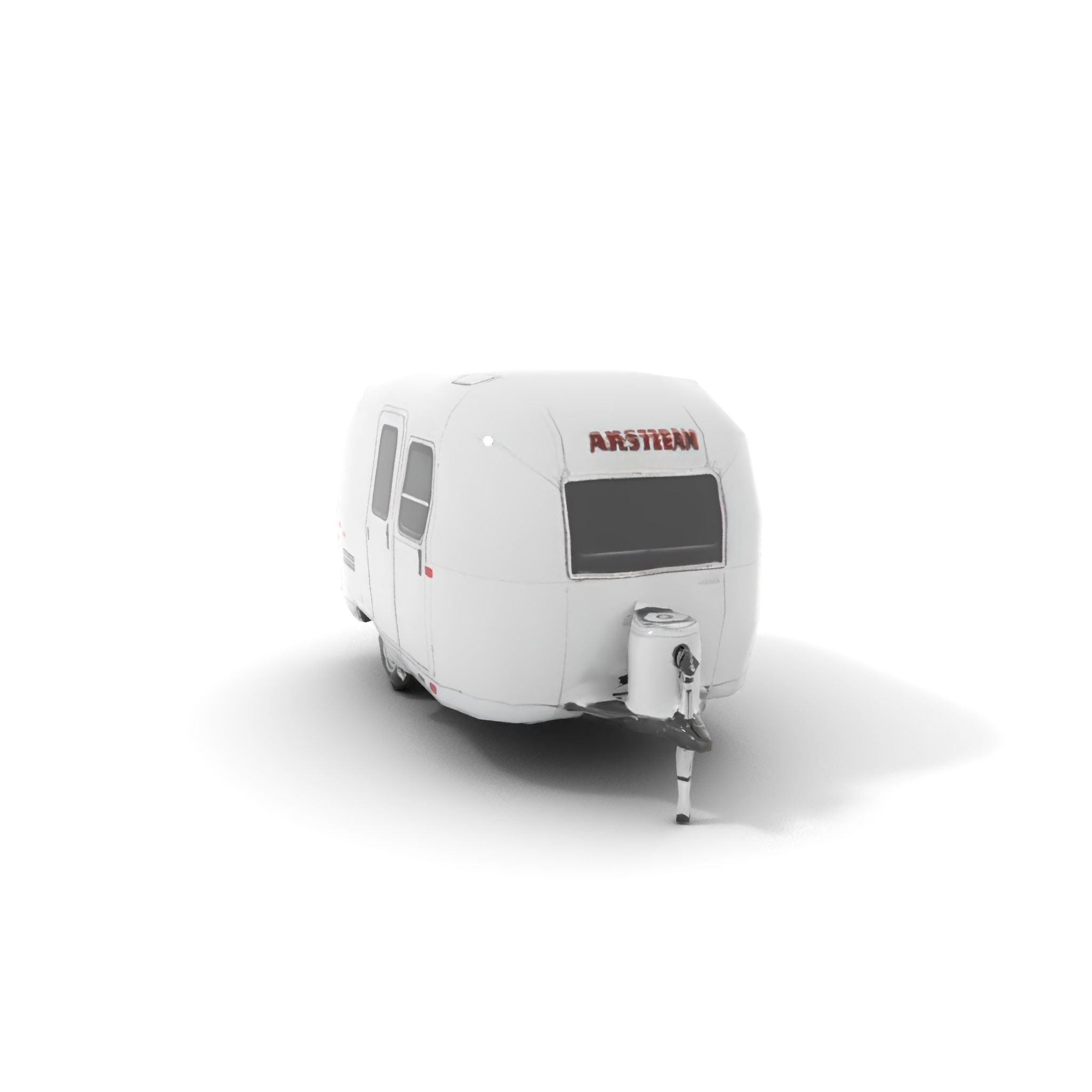 Modern Airstream Trailer D Model Pack Low-poly 3D model_20