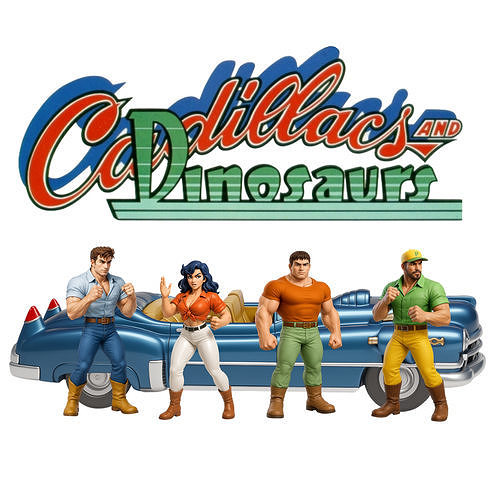 Cadillacs and Dinosaurs - Complete Pack 3D print model
