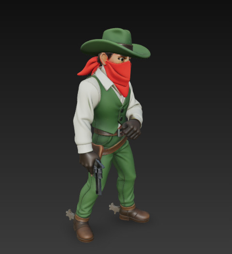 Sunset Riders - Complete pack and Enemy 3D print model_17