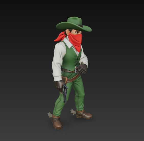 Sunset Riders - Complete pack and Enemy 3D print model_5