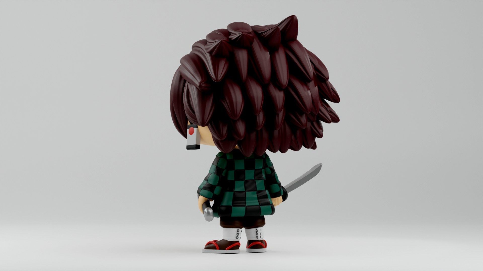 Tanjiro Kamado Funko pop from the anime Demon Slayer 3D print model_13