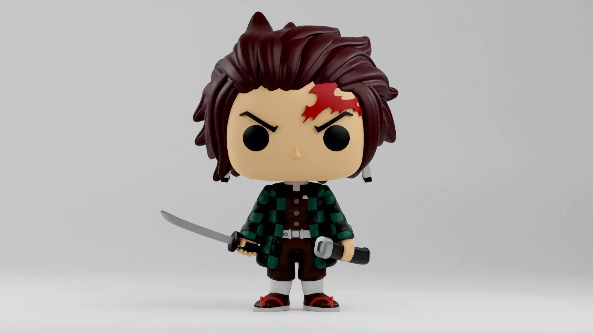 Tanjiro Kamado Funko pop from the anime Demon Slayer 3D print model_0