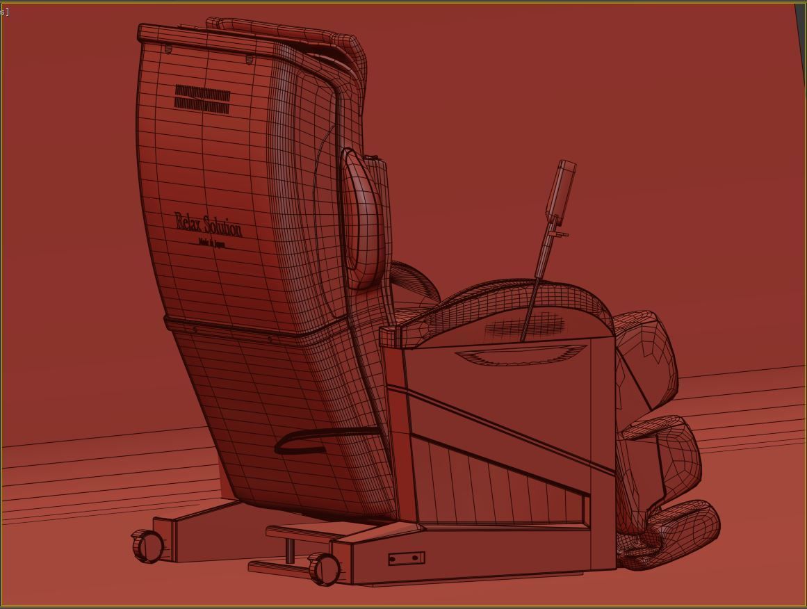 Massage chair 3D print model_2