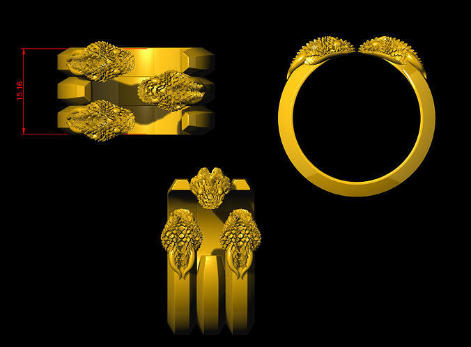 SNAKE ring  Free 3D model