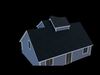 Suburban House One story 3D model_1