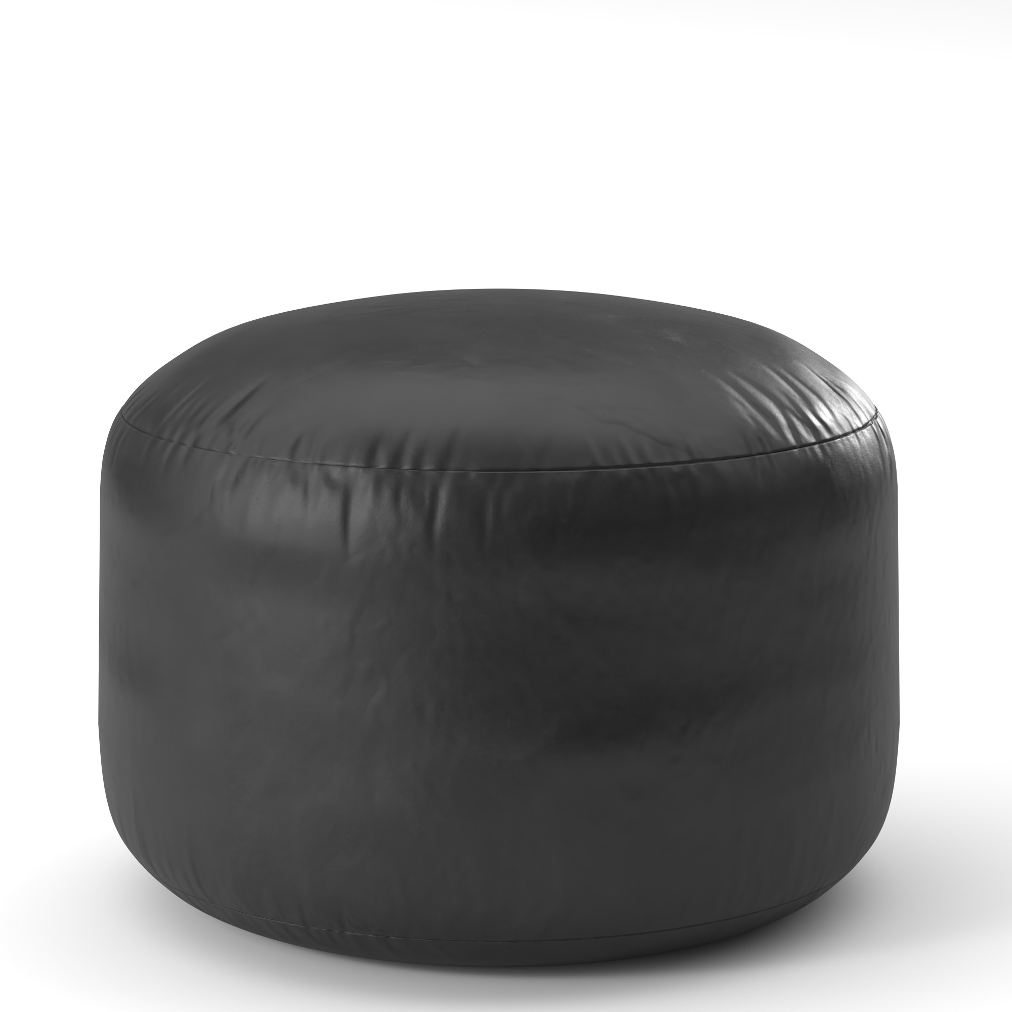 Bean Bag Chair Low-poly 3D model_4