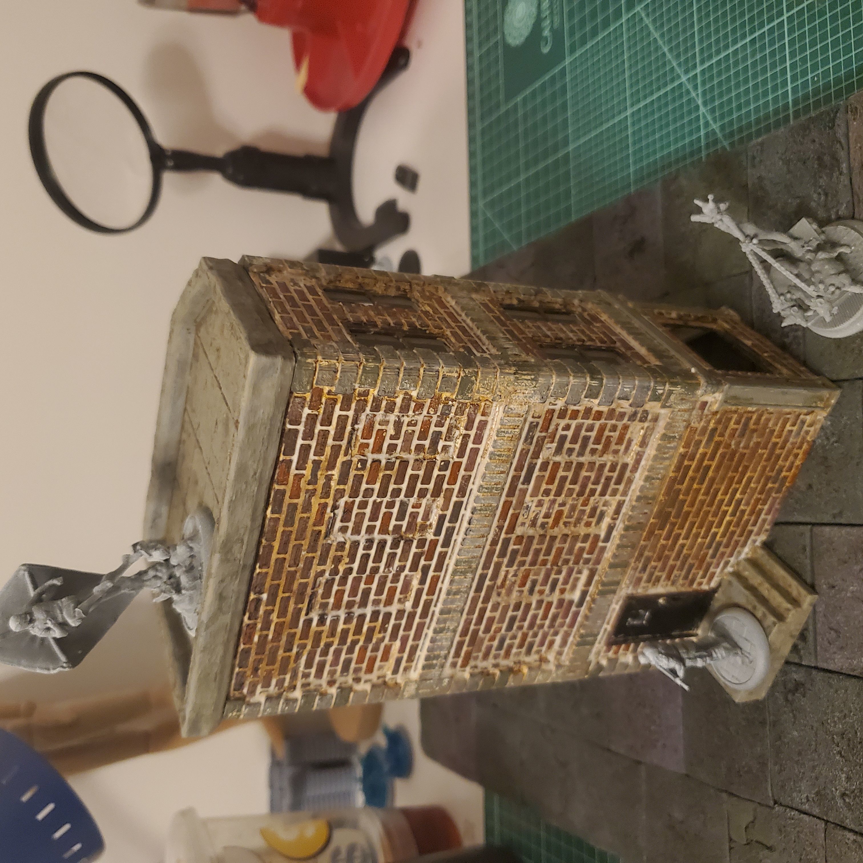 Corner Clinic Wargaming Terrain 3D print model_2