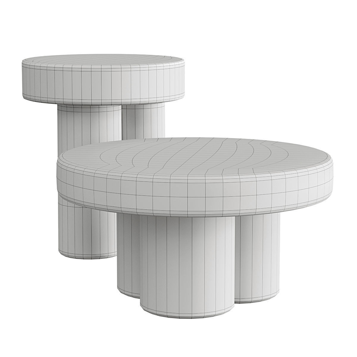 Miniforms Glass Tables by Yannis Gikas 3D model_3