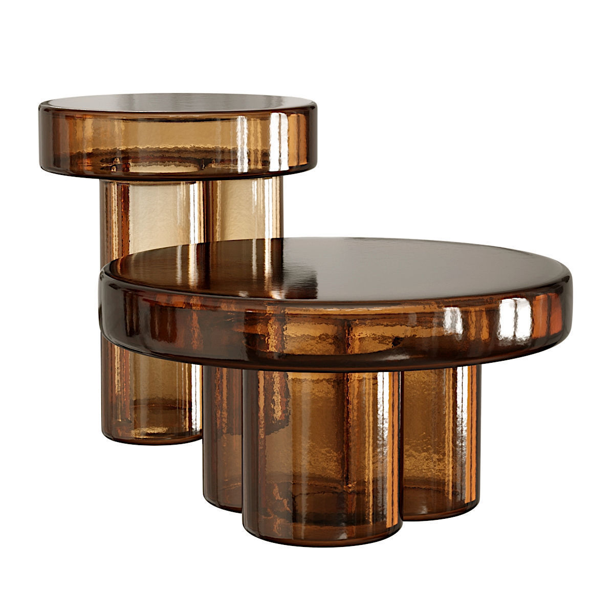 Miniforms Glass Tables by Yannis Gikas 3D model_2